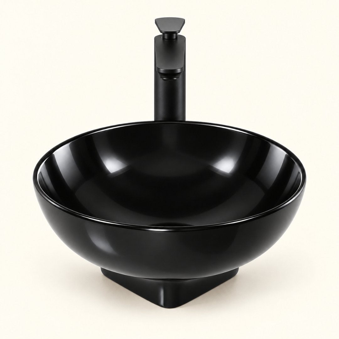 Sonet ERA ROUND BLACK, table top basin (view 3)